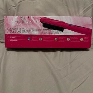 Pink Multi-Purpose Ceramic Hair Styler pink straightener